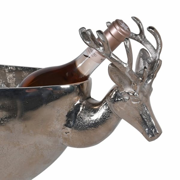 Large festive wine cooler on a pedestal base
