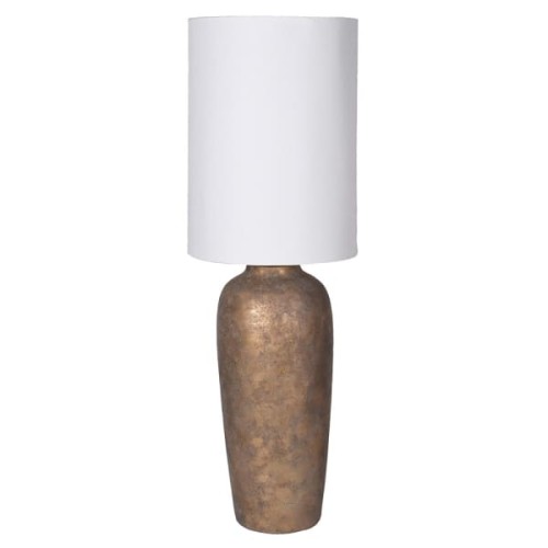Lyall Large Ceramic Floor Lamp 107 cm with Linen Shade