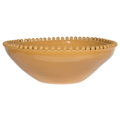 Boscobel Yellow Bubble Porcelain Decorative Bowl 42 cm