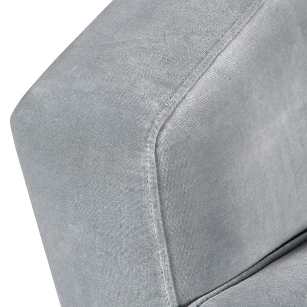 Camden Blue Velvet Armchair for Living Room and Bedroom