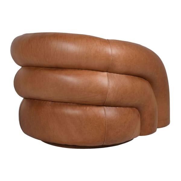 Belgrave Brown Accent Chair – Designer Armchair for the Living Room