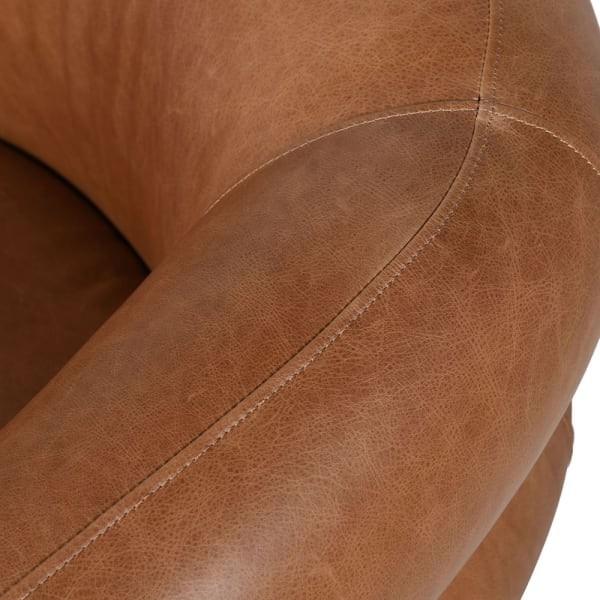 Belgrave Brown Accent Chair – Designer Armchair for the Living Room