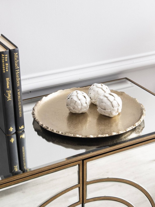 Belgravia gold decorative platter 35 cm
