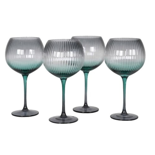 Emeralds Crystal-Style Stemmed Gin Goblets – 22.5 cm