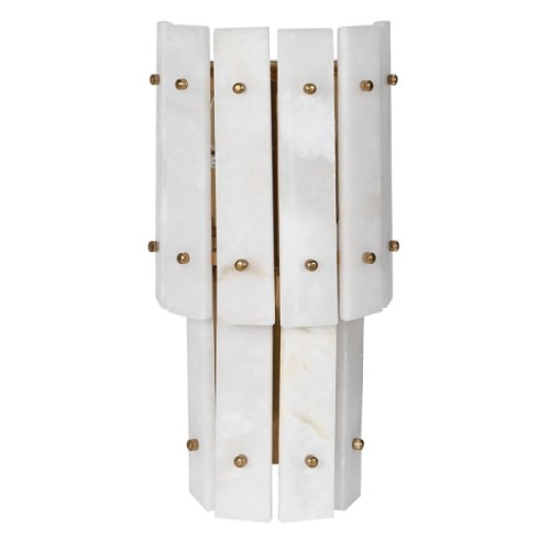 Boscobel Alabaster Wall Light 44 cm with Natural Alabaster Panels