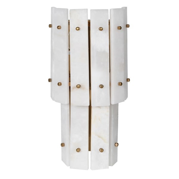 Boscobel Alabaster wall light 44 cm with natural alabaster panels