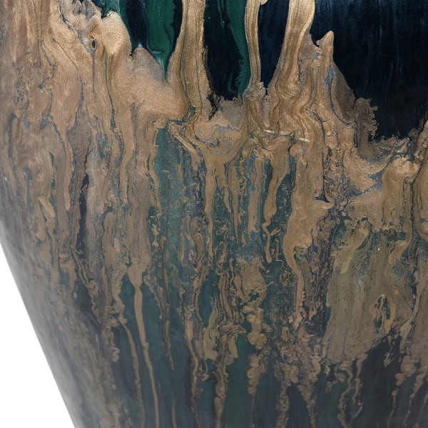 Camden Ginger Jar 115 cm – Large Iron Floor Vase with Lid