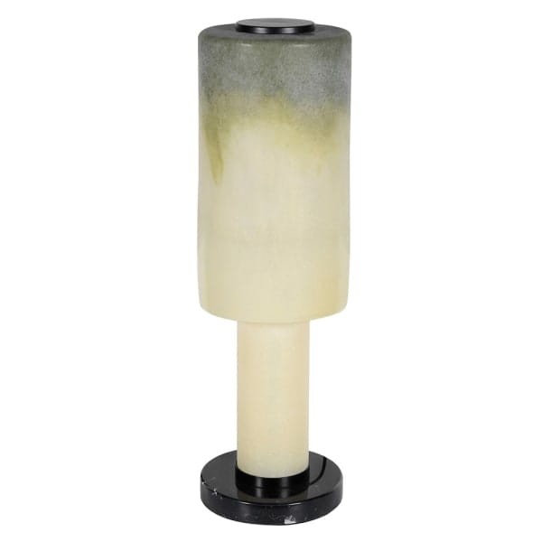 Manilla Ombre green and cream table lamp 67cm