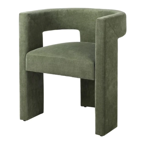 Sevilla Green Fully Upholstered Dining Chair – 71 cm