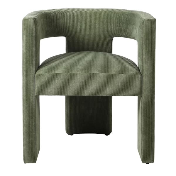 Sevilla Green Fully Upholstered Dining Chair – 71 cm