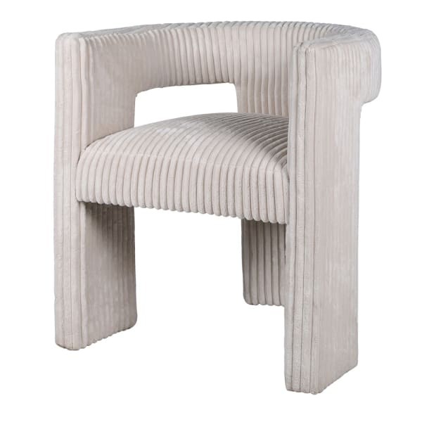 Sevilla Cream Fully Upholstered Dining Chair – 72 cm