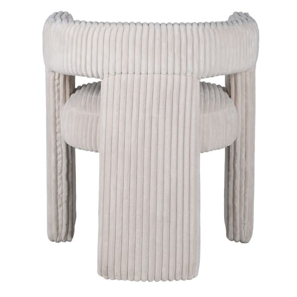 Sevilla Cream Fully Upholstered Dining Chair – 72 cm