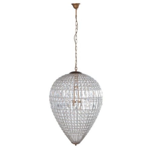Montpelier Drop Large Crystal Chandelier 80 cm – Antique Gold