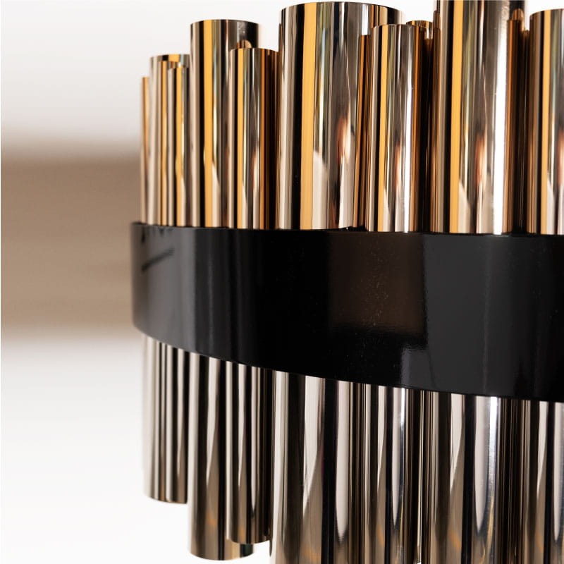 Granville Round Chandelier by Creativemary 100 cm brass