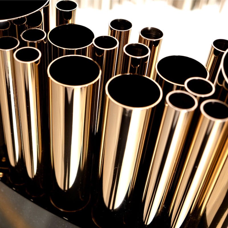 Granville Round Chandelier by Creativemary 100 cm brass