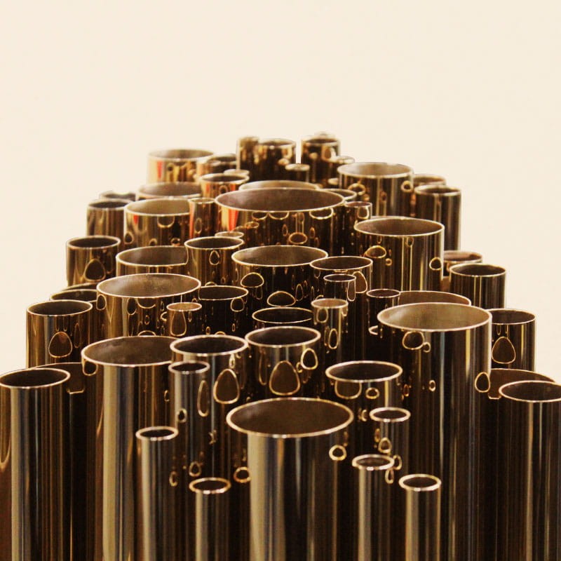 Granville Ceiling Lamp by Creativemary 80 cm brass and glass