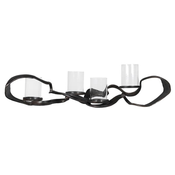 Abstract decorative candle holder for modern interiors