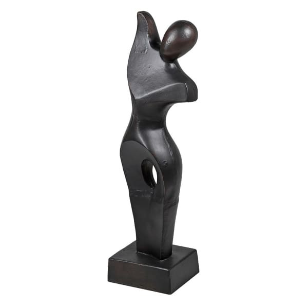 Large bronze aluminium floor sculpture 100 cm high