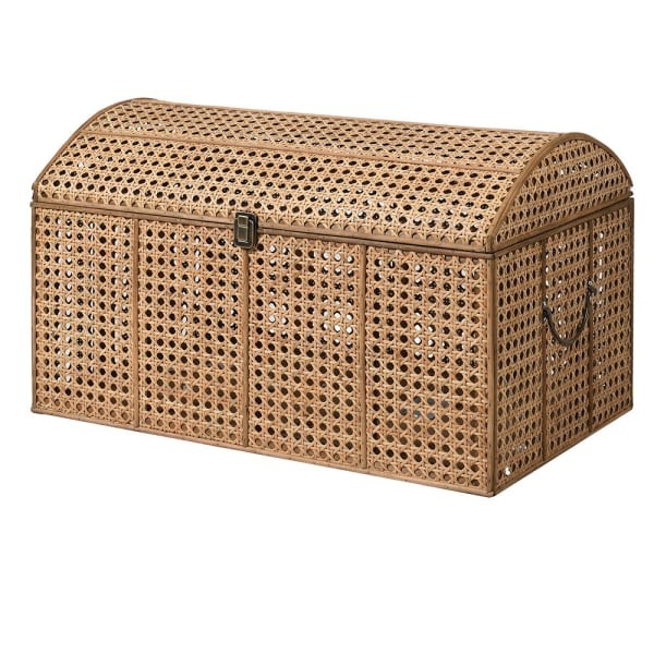 Taba Rattan Storage Trunk, 73cm – Decorative Storage Chest