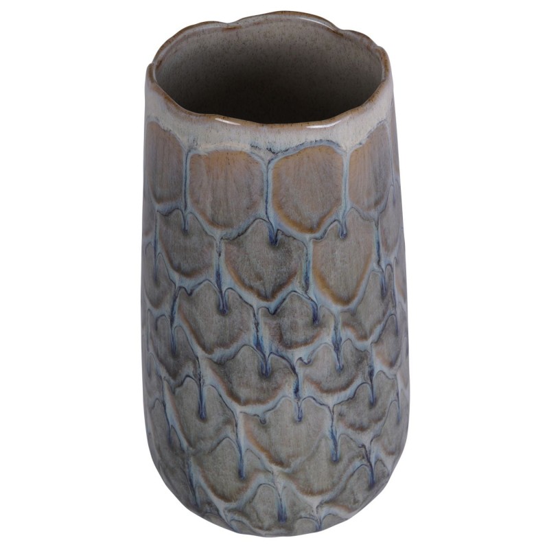 Linton decorative vase with reactive glaze