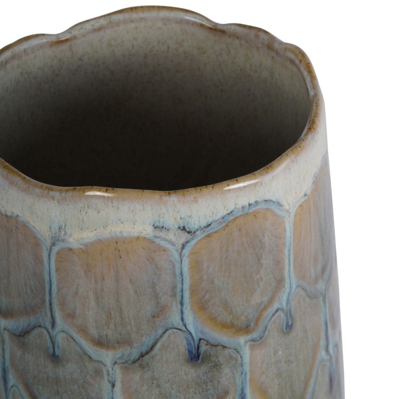 Rounded Linton ceramic vase measuring 23 cm high