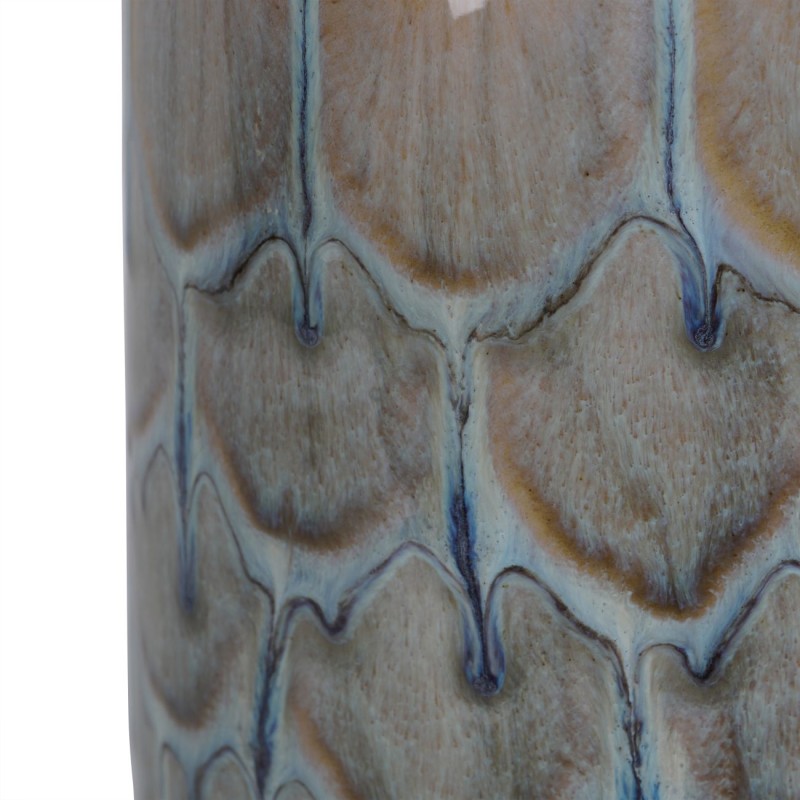 Grey ceramic vase for a modern classic interior