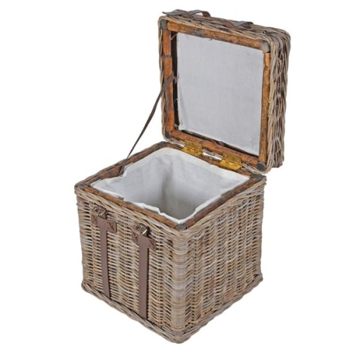 Rattan Taba Rattan Side Table with Storage 51 cm