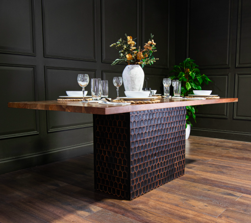 Kalini wooden dining table 200 cm
