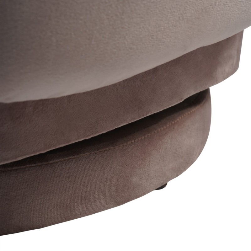 Ennismore Light Pink Velvet Swivel Armchair 80 cm