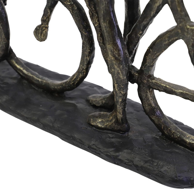 Decorative cyclist figurine for a sideboard or console table
