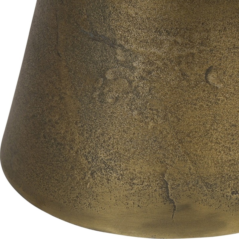 Round Camden Marble Coffee Table Small 60 cm light marble gold base