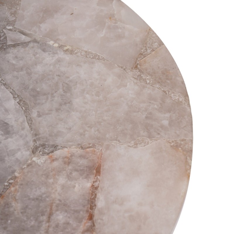 Quartz side table for a modern classic interior