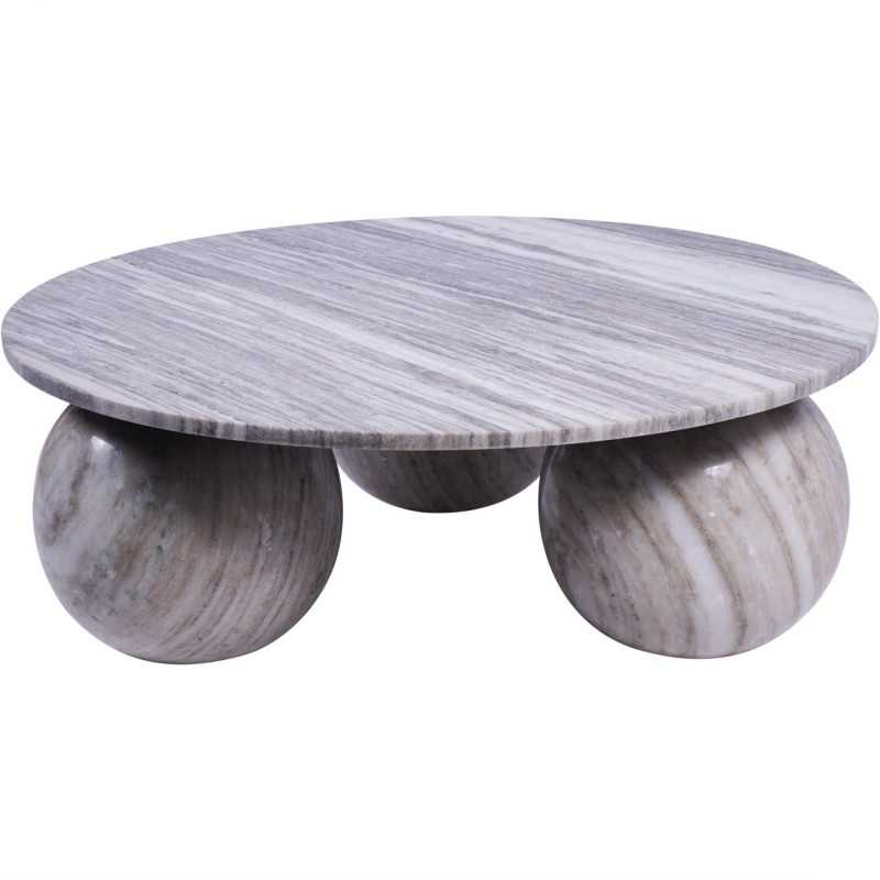 Unique marble coffee table 81 cm Handcrafted marble table