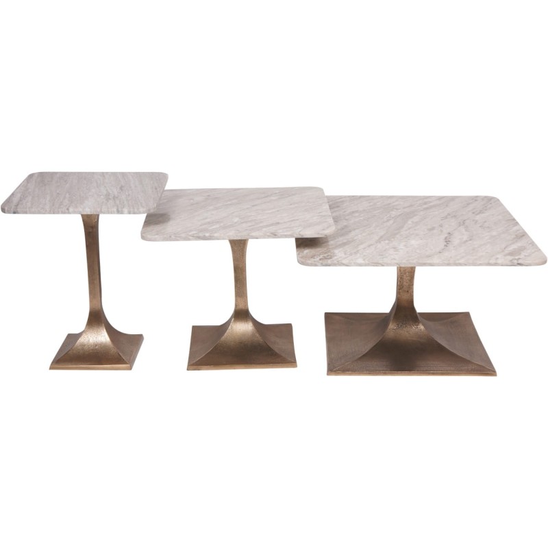 Luxury Altea Marble side table for living room