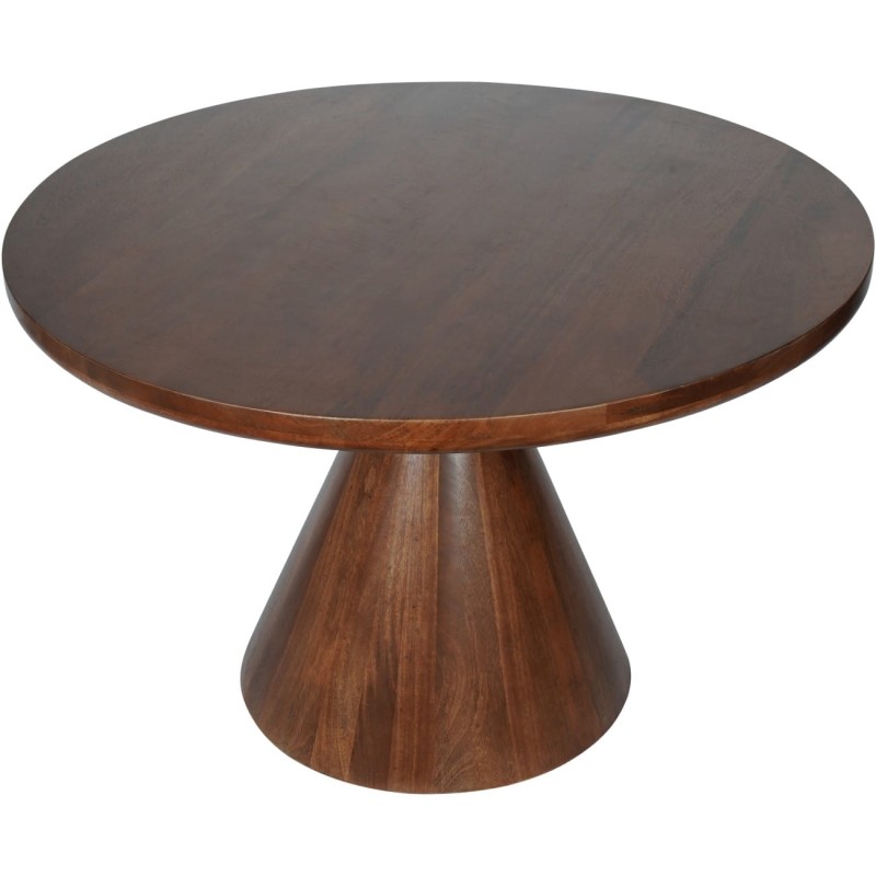 Dark wooden dining table for 4–6 people