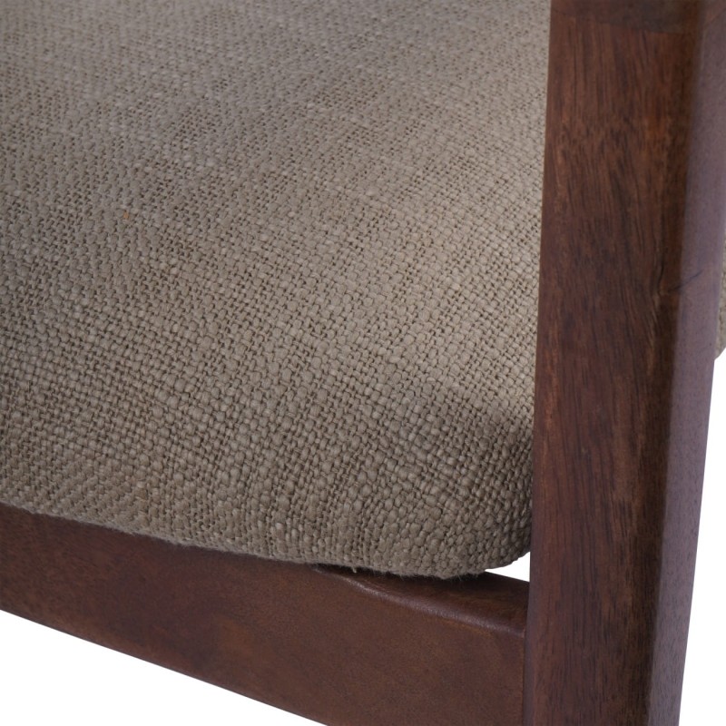 Pair of Two Montpelier Sage Upholstered Wooden Chairs – Mango Wood