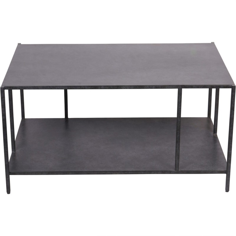 Industrial black coffee table made from iron