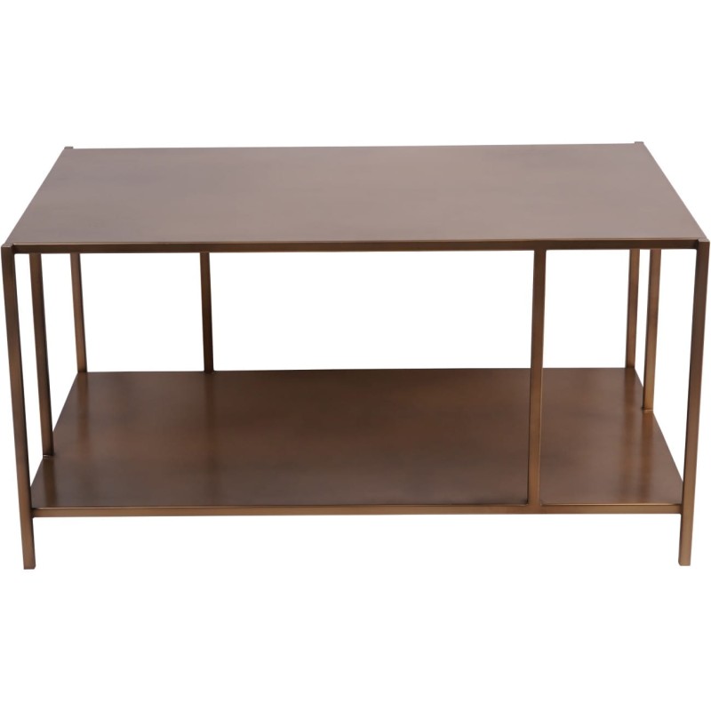 Gold centre table for a contemporary living room