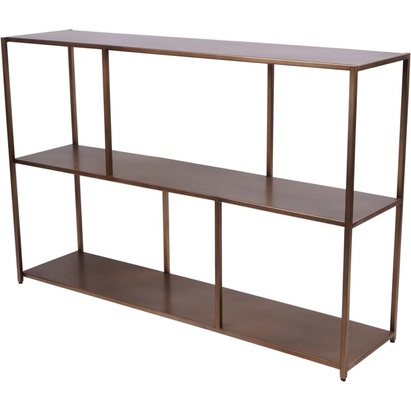 Bromley Gold console table 122 cm - iron console table with shelves