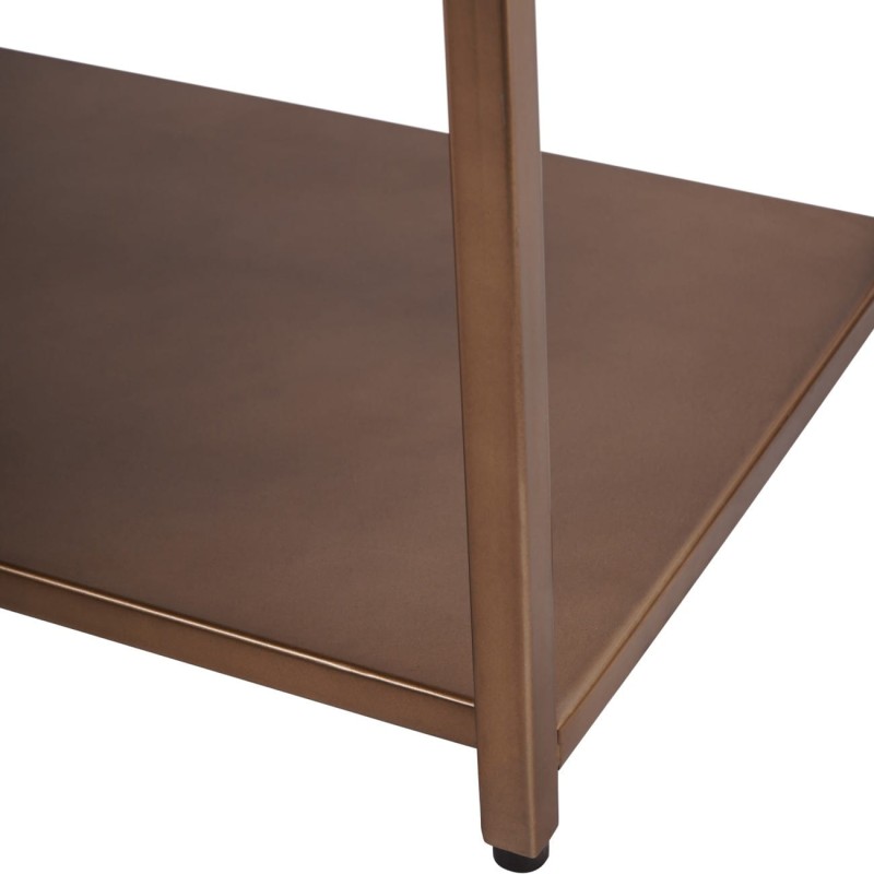 Geometric metal console table for a modern classic interior