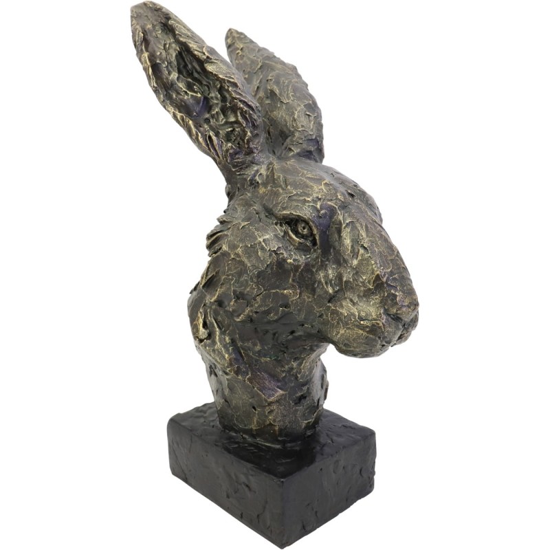 Luxury Rabbit Sculpture – Bronze Finish, 40 cm