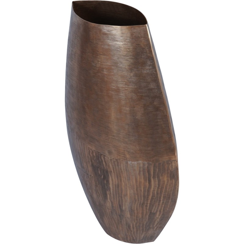 Lyall 100 cm Large Antique Brass Vase – Gold Vase for the Living Room