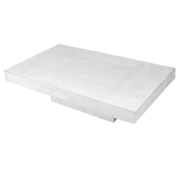 Concrete White Coffee Table – 130x80 cm, Sleek Beton Design