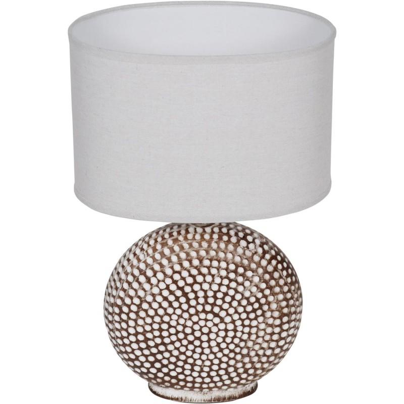 Flat Brown S lamp measuring 30 × 21 × 48 cm