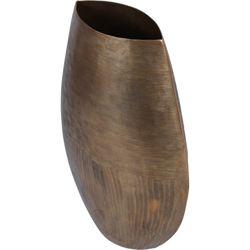 Lyall large antique brass vase measuring 80 cm