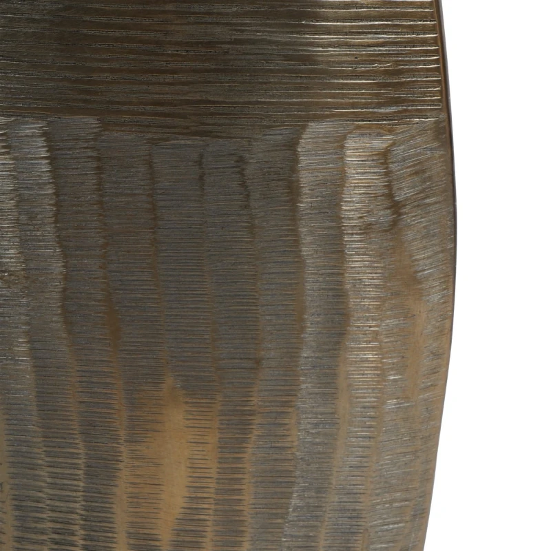 Tall Lyall vase with a hand-textured metallic surface