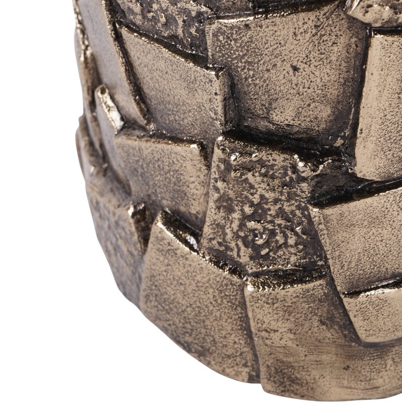 Belmore Vase 36 cm – Antique Gold Aluminium