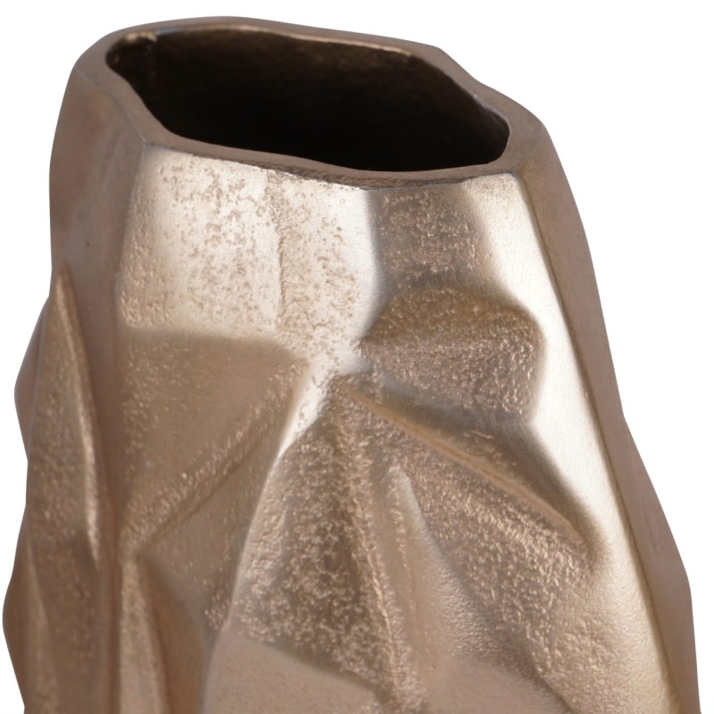 Sunburst Large 40cm Aluminium Vase – Gold Living Room Vase