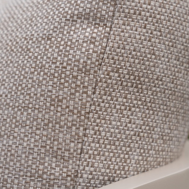 Lyall Garden Furniture Set – Six Chairs and Rectangular Wood-Effect Table