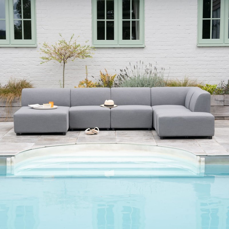 Upholstered Chester corner sofa for a spacious patio